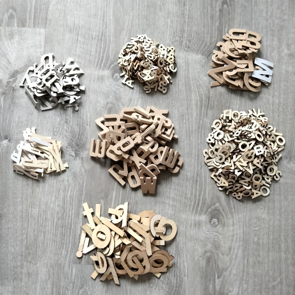 Crafting letter bundle